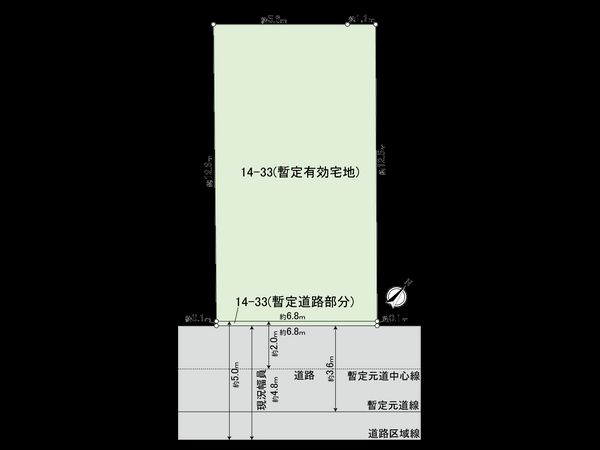 国分寺市戸倉4丁目 土地 区画図 国分寺市戸倉4丁目 土地 区画図