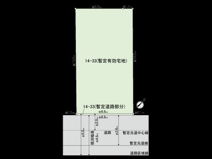 国分寺市戸倉4丁目 土地 区画図