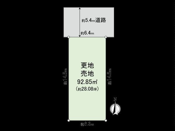 国立市東3丁目 区画図 国立市東3丁目 区画図