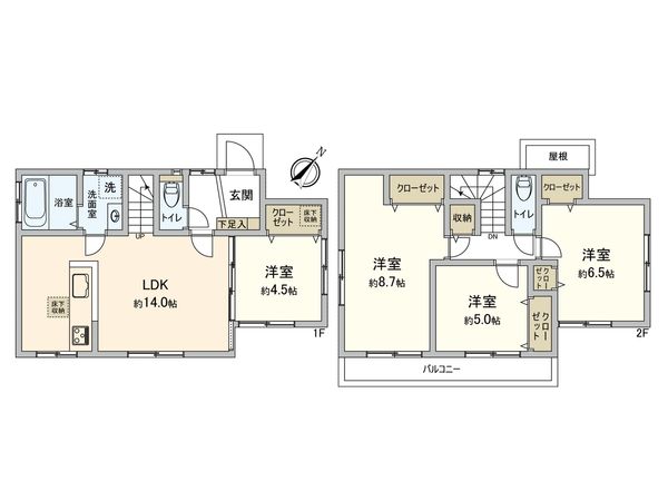 国分寺市戸倉4丁目 間取図(平面図)