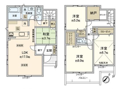 国分寺市西町3丁目 2号棟 室内