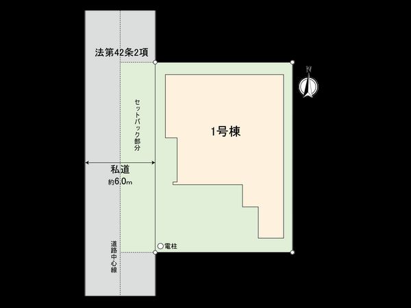 国立市北3丁目 1号棟 区画図 国立市北3丁目 1号棟 区画図