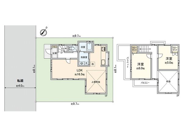国分寺市戸倉4丁目 戸建 間取図(平面図)