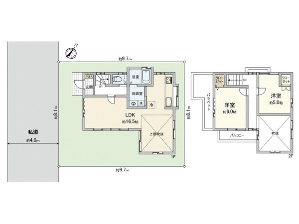 国分寺市戸倉4丁目 戸建 間取図(平面図)