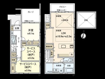 国立市東3丁目 間取図(平面図)
