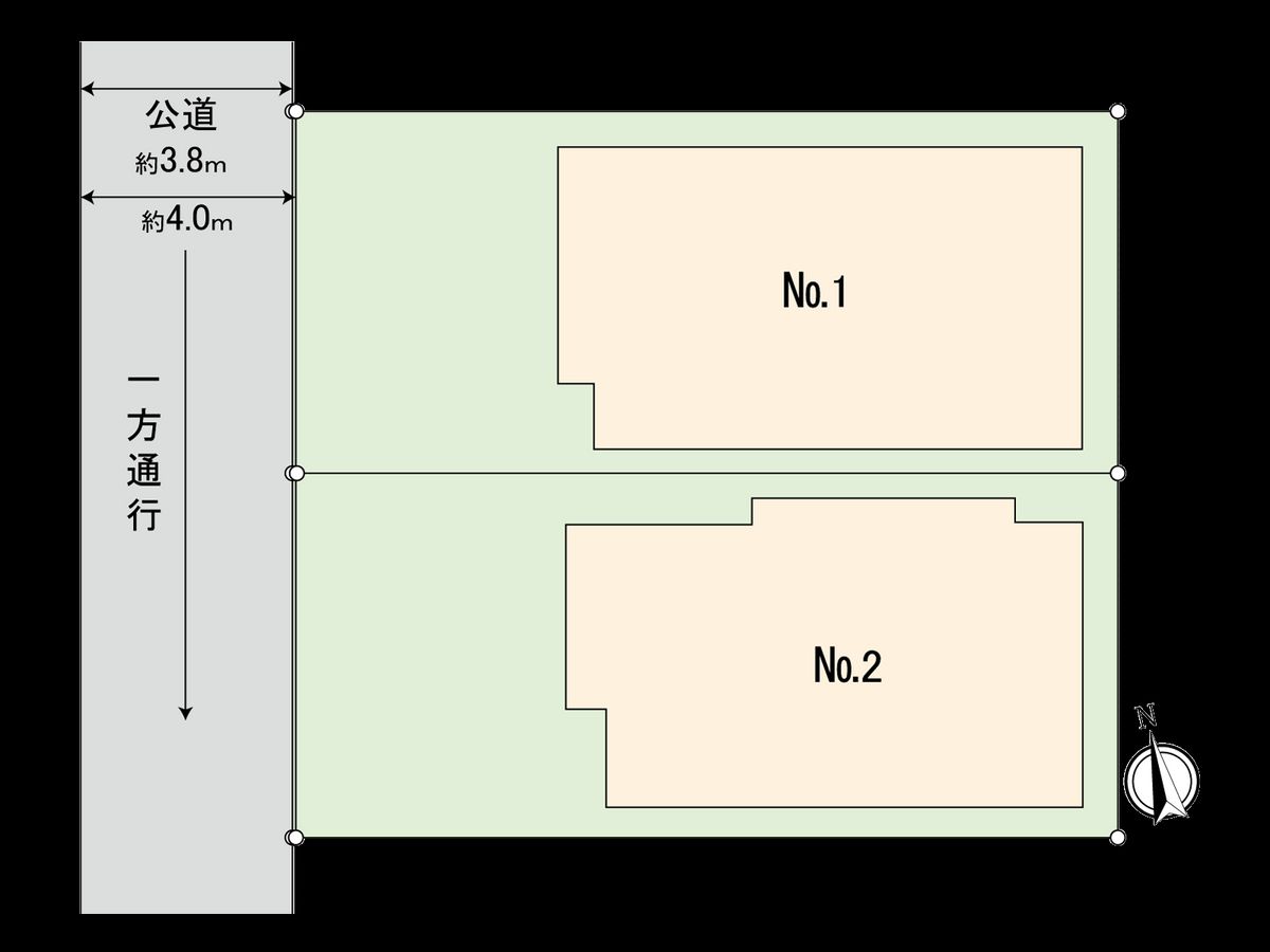 国分寺市新町2丁目 2号棟 区画図 区画図