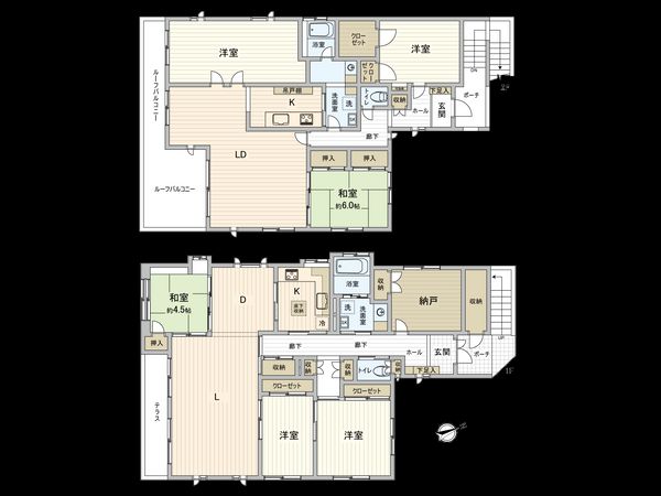 国立市富士見台3丁目 間取図