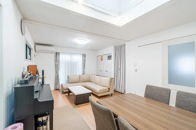 リビングに床暖房有