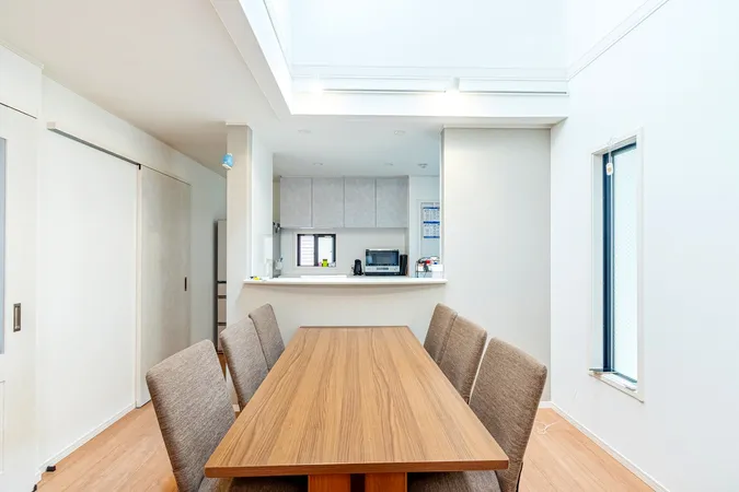 リビングに吹き抜け有り