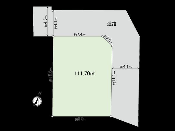 国分寺市西町5丁目 区画図 国分寺市西町5丁目 区画図