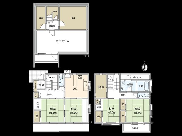 国分寺市高木町1丁目 間取図(平面図) 国分寺市高木町1丁目 間取図(平面図)