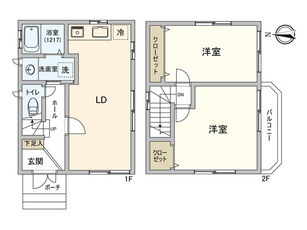 小平市栄町1丁目 間取図(平面図)