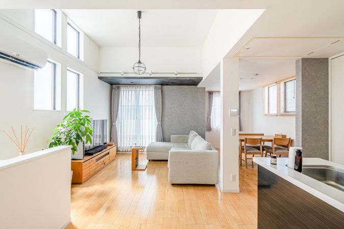 国立市東4丁目 戸建 リビング