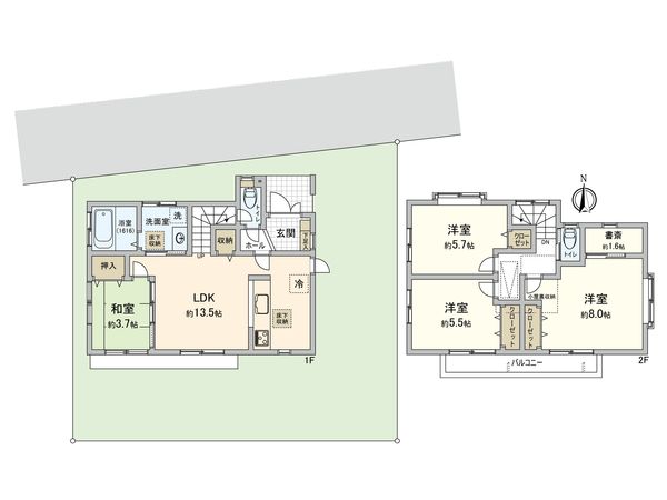 国立市泉4丁目 戸建 間取図(平面図) 国立市泉4丁目 戸建 間取図(平面図)