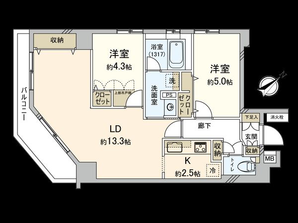 マイキャッスル国立 間取図(平面図) マイキャッスル国立 間取図(平面図)