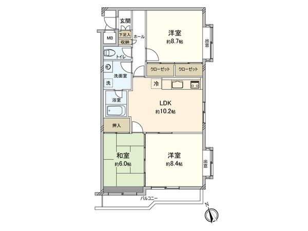間取図(平面図)