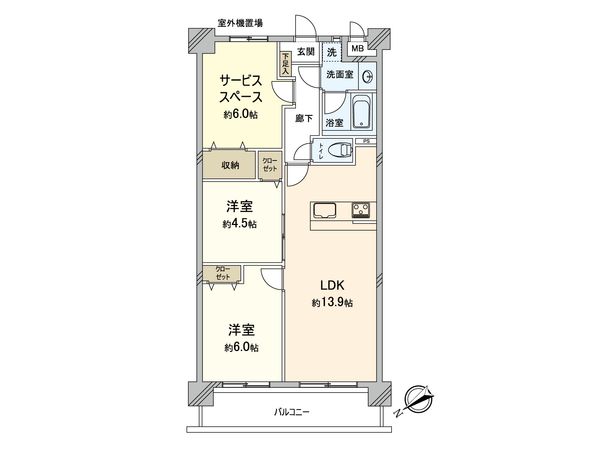 間取図(平面図)