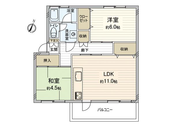 けやき台分譲団地 間取図(平面図)