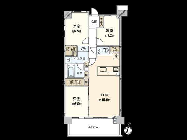 BELISTA国立 間取図(平面図) BELISTA国立 間取図(平面図)