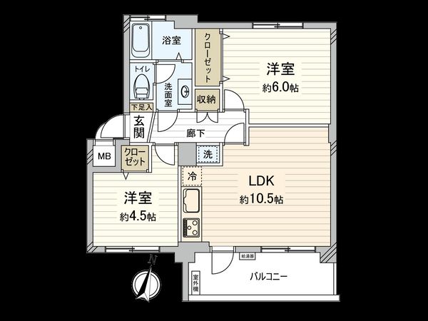 けやき台分譲団地 第35号棟 間取図(平面図) けやき台分譲団地 第35号棟 間取図(平面図)