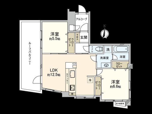 ネクステージ国立Ⅲ 間取図(平面図)