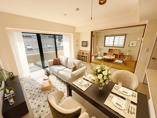 アーデル・フェリエ国立東 リビング