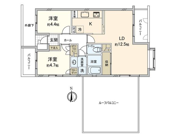 南荻窪パーク・ホームズ 間取図(平面図)