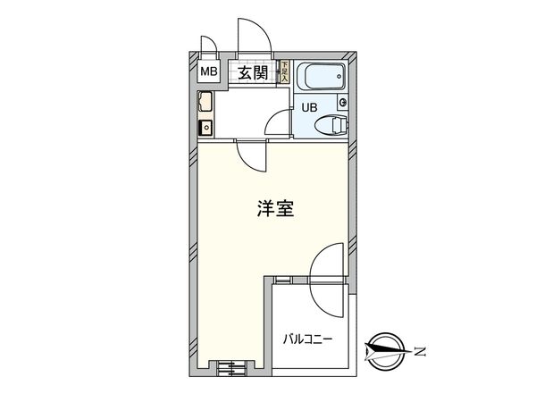 セントヒルズ国立 間取図(平面図)