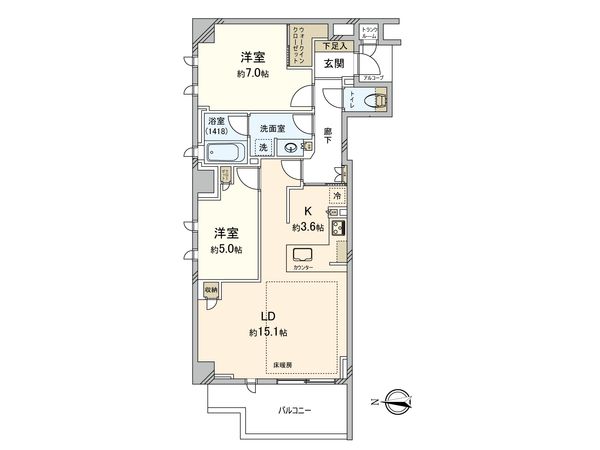 間取図(平面図)