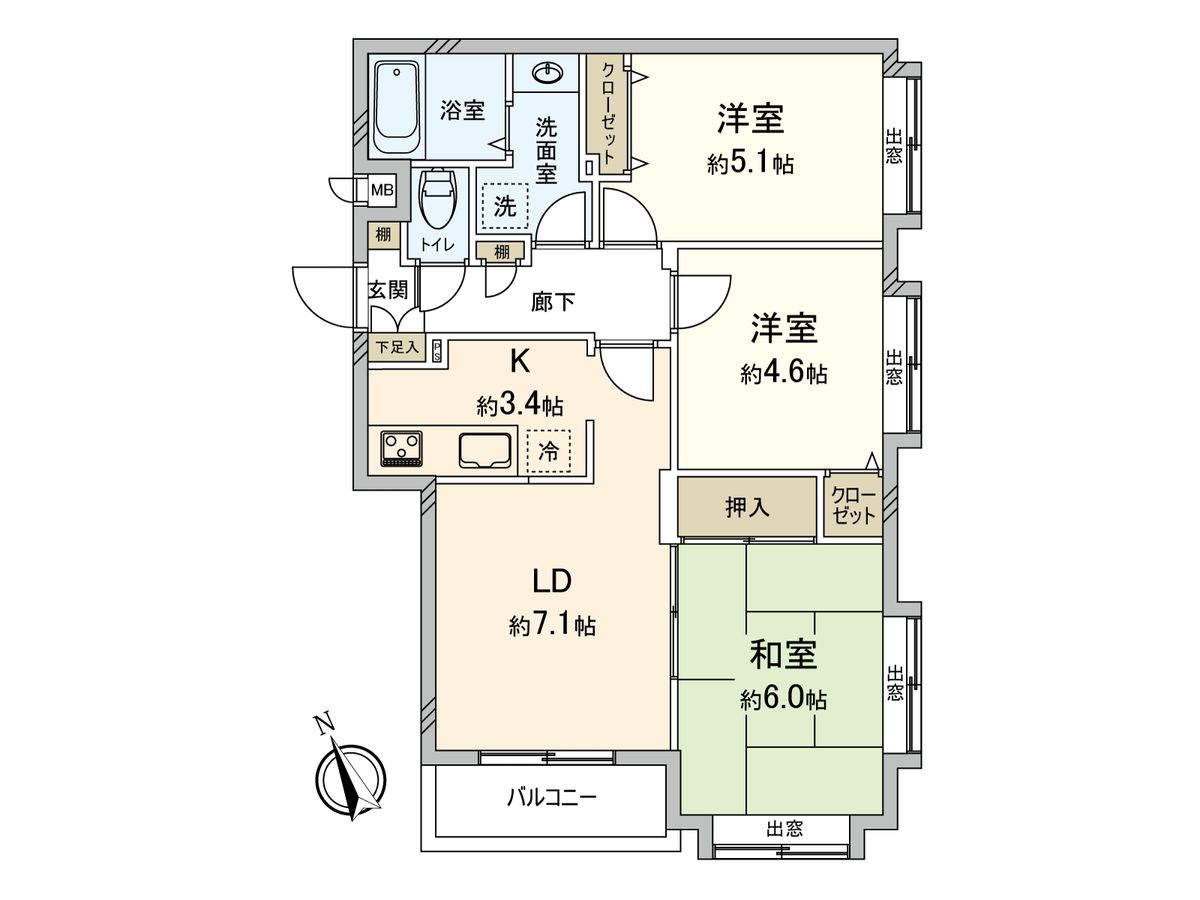 間取図(平面図)
