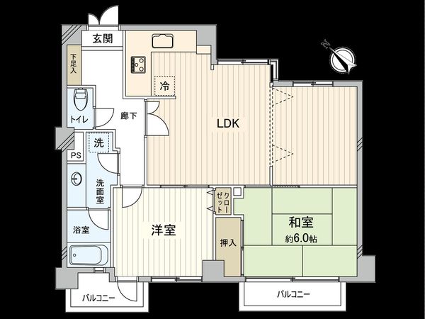 ブライトコート国立 間取図(平面図) ブライトコート国立 間取図(平面図)