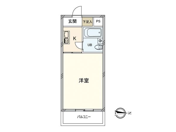 シグマース国立 間取図(平面図) 間取図(平面図)