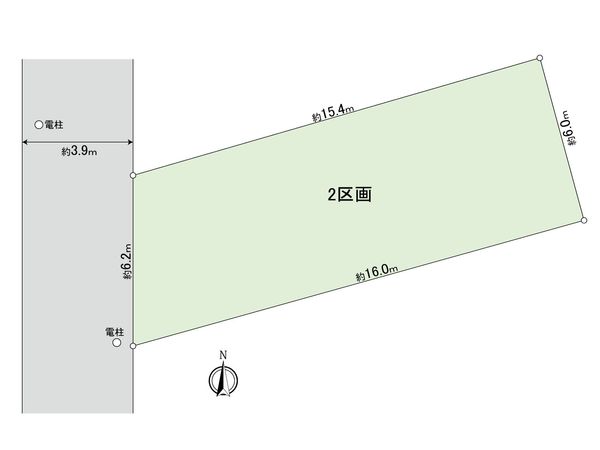 小金井市前原町3丁目 土地 2区画 区画図 小金井市前原町3丁目 土地 2区画 区画図