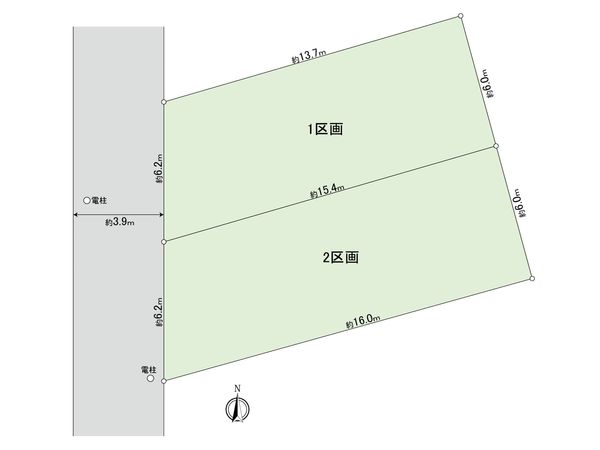 小金井市前原町3丁目 土地 1区画 全体区画図 小金井市前原町3丁目 土地 1区画 全体区画図