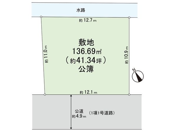 小平市上水南町3丁目 土地 区画図 小平市上水南町3丁目 土地 区画図