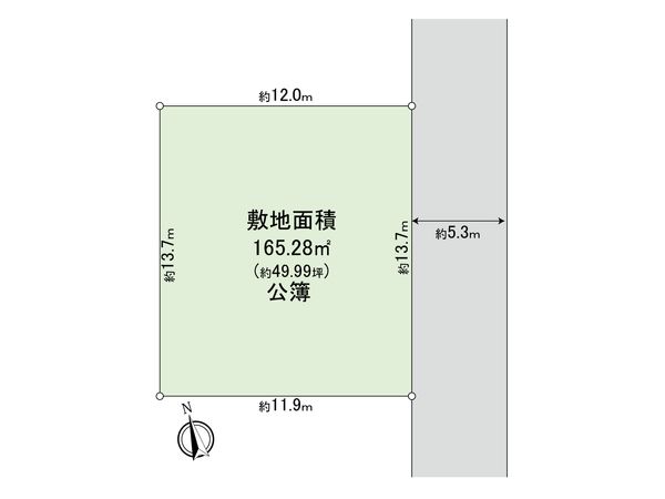 小平市上水南町4丁目 土地 区画図 小平市上水南町4丁目 土地 区画図