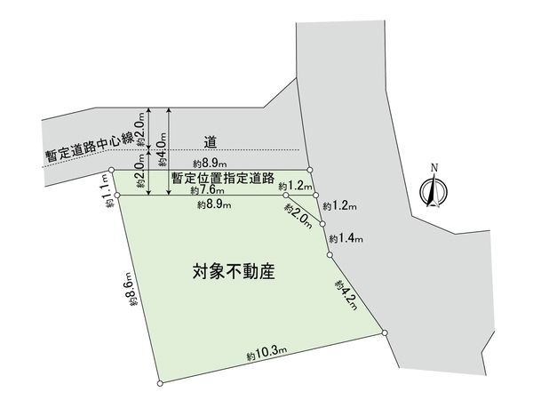小金井市貫井南町2丁目 土地 区画図