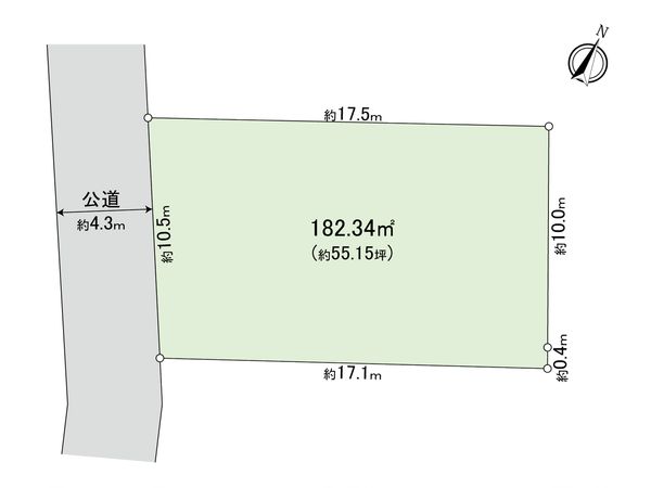 東大和市清水5丁目 土地 区画図 東大和市清水5丁目 土地 区画図