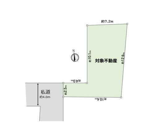 小平市鈴木町2丁目 土地 区画図 小平市鈴木町2丁目 土地 区画図