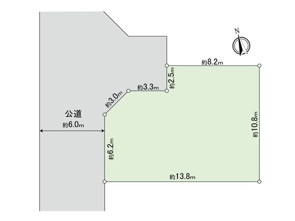 小平市上水南町3丁目 土地 6区画 区画図 小平市上水南町3丁目 土地 6区画 区画図