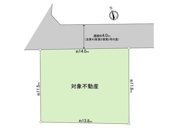 小金井市前原町3丁目 土地 区画図 小金井市前原町3丁目 土地 区画図