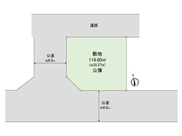 小平市鈴木町1丁目 土地 区画図