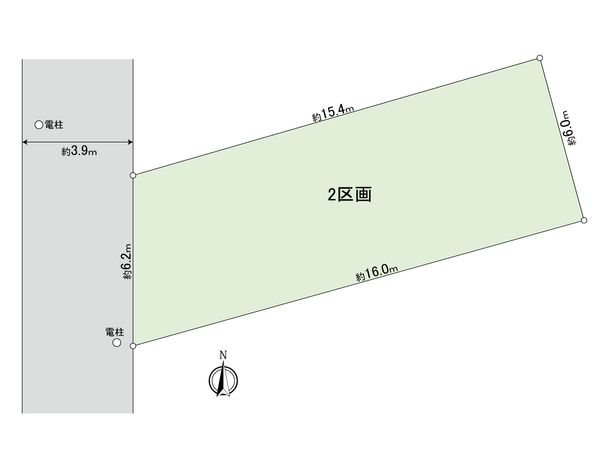 小金井市前原町3丁目 土地 2区画 区画図 小金井市前原町3丁目 土地 2区画 区画図