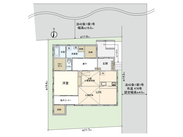 小金井市東町5丁目 戸建 間取図(平面図) 間取図(平面図)
