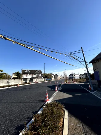 工事中の計画道路
