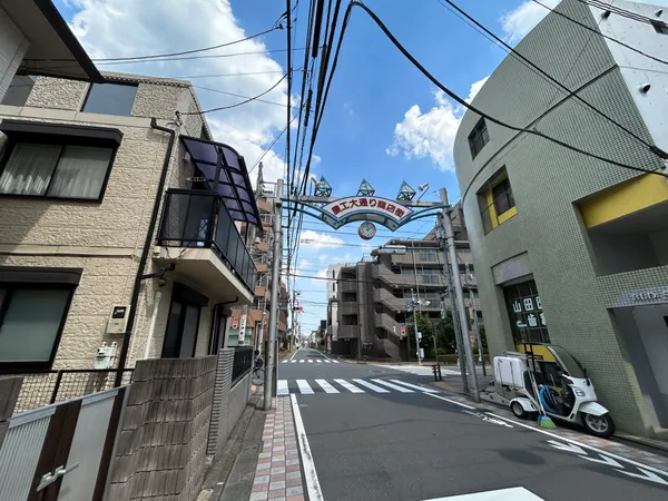 南側道路の様子