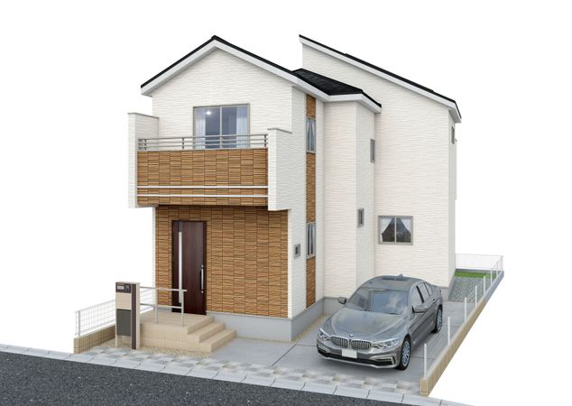 小金井市貫井南町5丁目 新築戸建 外観パース図