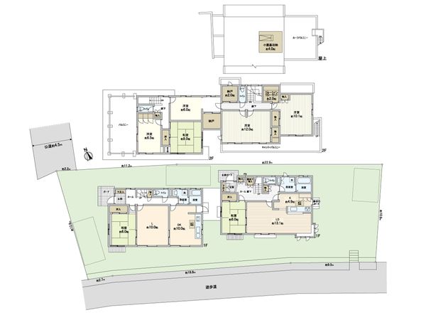 小金井市中町1丁目 戸建 間取図(平面図)