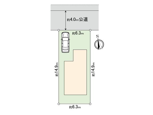 小金井市貫井南町5丁目 新築戸建 区画図 小金井市貫井南町5丁目 新築戸建 区画図
