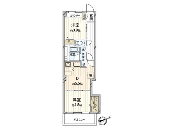 武蔵小金井フラワーホーム 間取図(平面図) 武蔵小金井フラワーホーム 間取図(平面図)